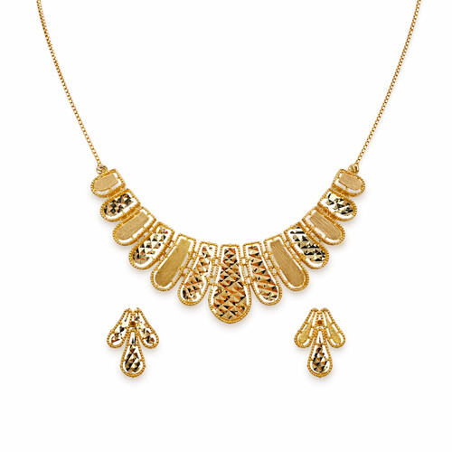 22ct yellow gold - gold, milgrain