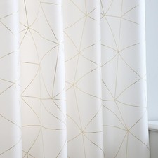 Gold Linen Grommet Window