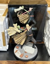 Star Wars Master Yoda vs Count Dooku Diorama Sideshow Collectible Boxed