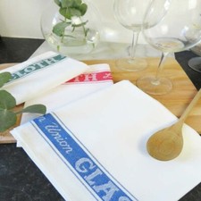 6x Linen Union Bar Glass