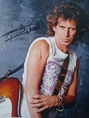 Keith richards signed - richards, signed.