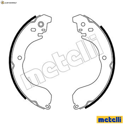Brake shoe set - brake, 53-0296