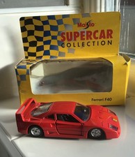 MAISTO FERRARI F40 DIECAST MODEL CAR - SCALE 1:39 with box.