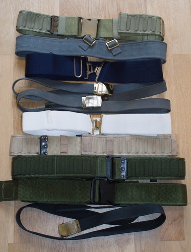 Army surplus belts x10 - army,