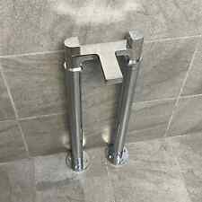 Bensham Chrome 600mm Floorstanding Bath Filler Legs + Planet Tap Ex-Bathstore