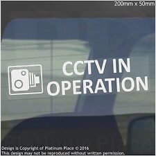 1 x CCTV In Operation Warning