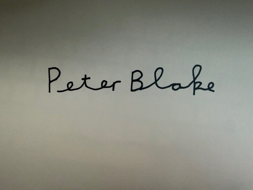 Peter blake signed post card - blake,