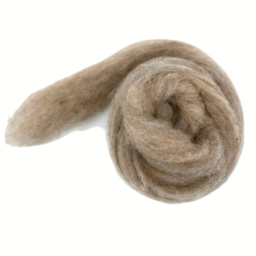Corriedale carded wool sliver - corriedale,