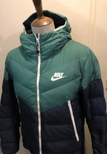 MEN'S NIKE DOWN PADDED JACKET  SIZE LARGE BLUE / GREEN