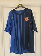 Nike Barcelona 2004/05 Away Shirt Size L RONALDINHO 10