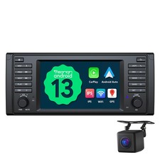 CAM+E39A13 7" Android 13 Car GPS Sat Nav CarPlay Bluetooth DAB+ WiFi For BMW E39