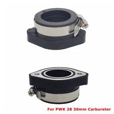 for 28mm 30mm PWK Carburetor Carb Flange Intake Adapter Manifold Boot