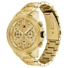 Tommy Hilfiger 1792060 Men's Watch  Gold Stainless Steel Multi-function 46 mm