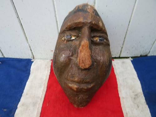 Primative vintage hand carved - primative,