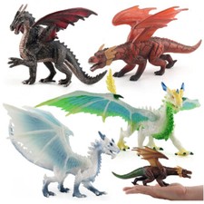 Large Fiery Dragons Figure Toy Educational Simulated Dinosaur Model Dinosaur Toy
