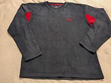 Umbro Vintage Sweatshirt M Medium 23 p2p Blue Fleece Logo oasis liam gallagher