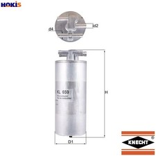 FUEL FILTER KL 659 FOR AUDI