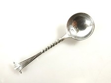 ANTIQUE SILVER SALT SPOON HALLMARKED BIRMINGHAM 1900 REF 364/6