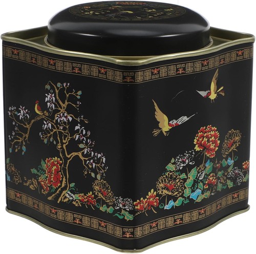 Metal tea storage canister - metal,