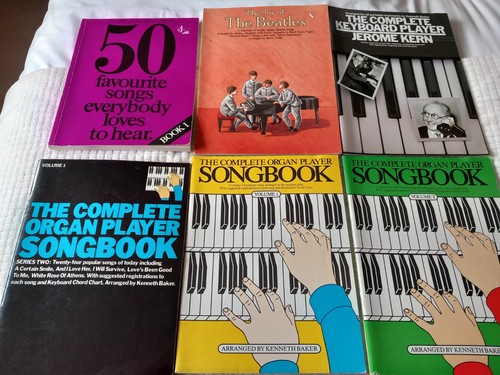 Six pop piano organ - piano/organ, sheet
