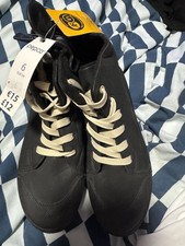 Boys Brand New Black Intertek Lace Up Boots Slip Resistant Size 6 Euro 39