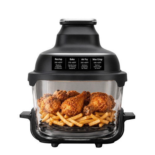 Visible glass air fryer - glass,