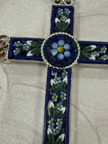 Silver glass micro mosaic - micro,