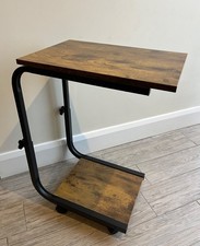 Rolling Side Table - Height