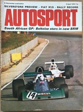 AUTOSPORT Magazine 4 APR 1974 Firestone Rally  FIAT X1/9 TESTED