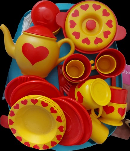 Kids vintage bright plastic