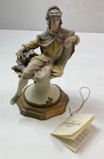 Guiseppe Armani-Male Seated Figure-Florence Sculture D’Arte-Figurine-1983