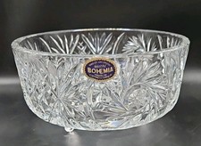 BOHEMIA  Large Hand Cut Lead