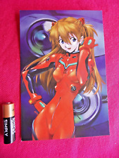EVANGELION ASUKA LANGLEY Platinum Collection Postcard UK ? Rare Anime Art Card