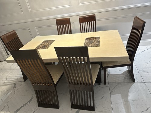 Marble dining table - marble, and