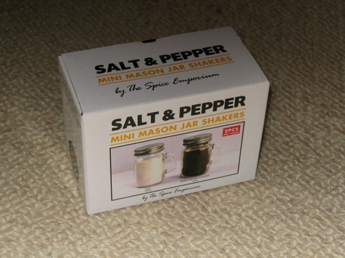 Bnib salt pepper pre filled - salt,