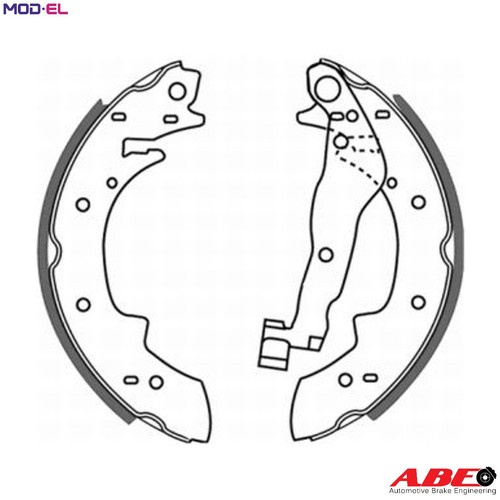 Brake shoe set c0b006abe - brake,