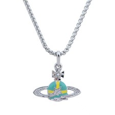 Vivienne Westwood Blue Lightning Necklace