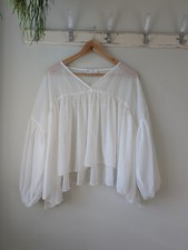 ASOS Woman's White Sheer V