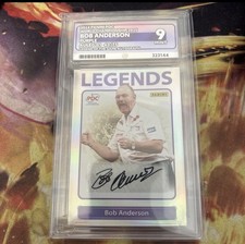 PDC Panini 2025 World Championship Bob Anderson /75 Legend Auto ACE9