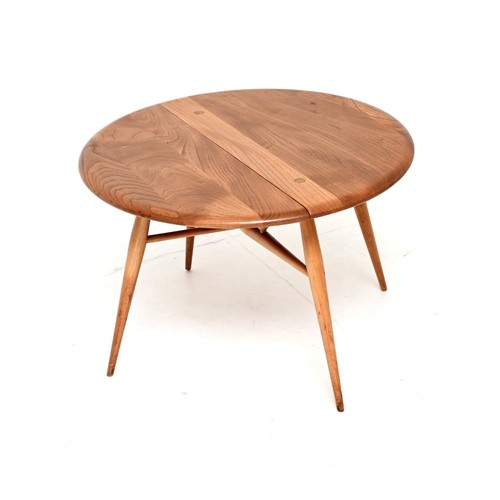 Vintage ercol drop leaf coffee - leaf,