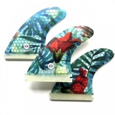 Koalition Aloha Surfboard Fin Set Medium Futures NEW 3 fin thruster set