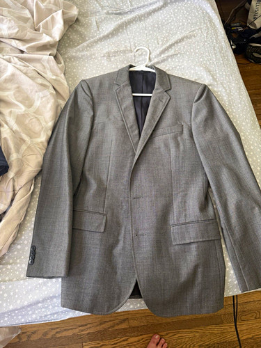 Hugo men gray solid - men's,