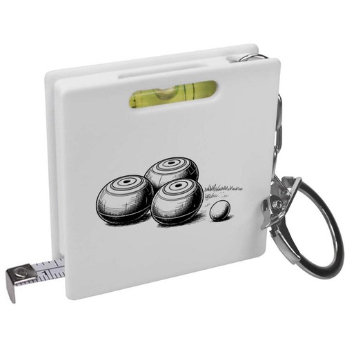 Lawn bowls keyring tape - keyring,