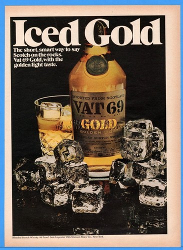 1973 vat iced gold scotch - iced,