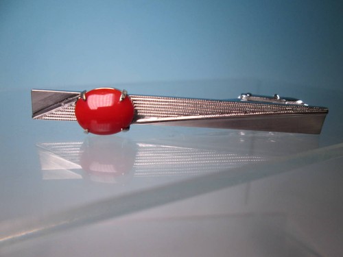 Silver natural coral red - g,
