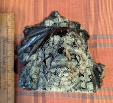 Handcarved Vintage Emerald