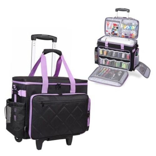 Rolling sewing machine case - rolling,