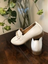 Dubarry white leather shoes.UK