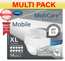 Molicare Premium Mobile - 10 Drops -  Extra Large - 4Pack of 14 - Multi Pack