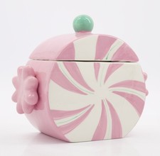 Pink & White Candy Storage Jar